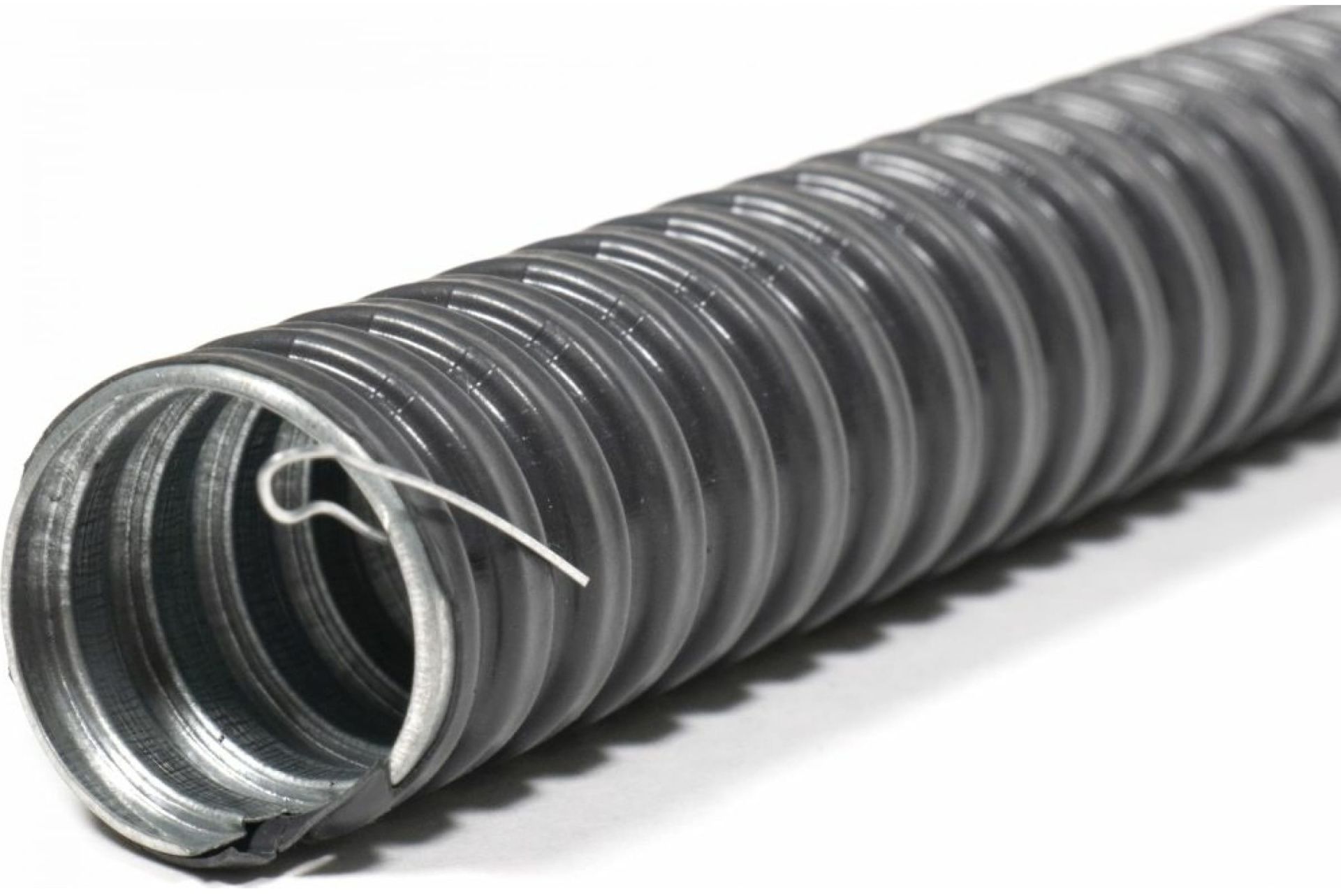 Металлорукав МРПИнг 20 черный в ПВХ-изоляции (ЗЭТАРУС 44405) /с протяжкой/ (кратно 50)