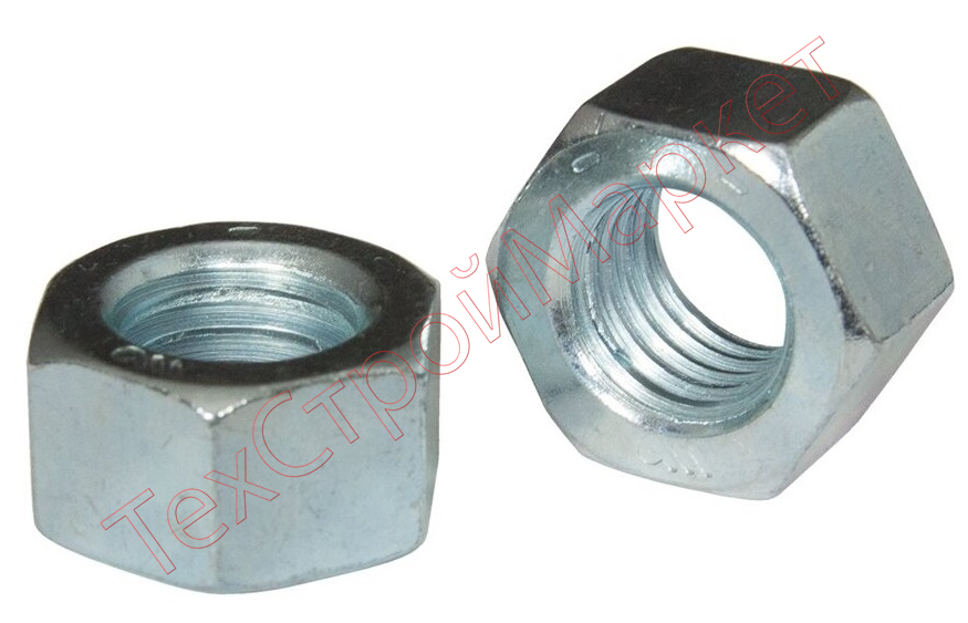 Гайка ЗУБР  M12  ГОСТ 5927-70, кл. пр. 6, оцинкованная