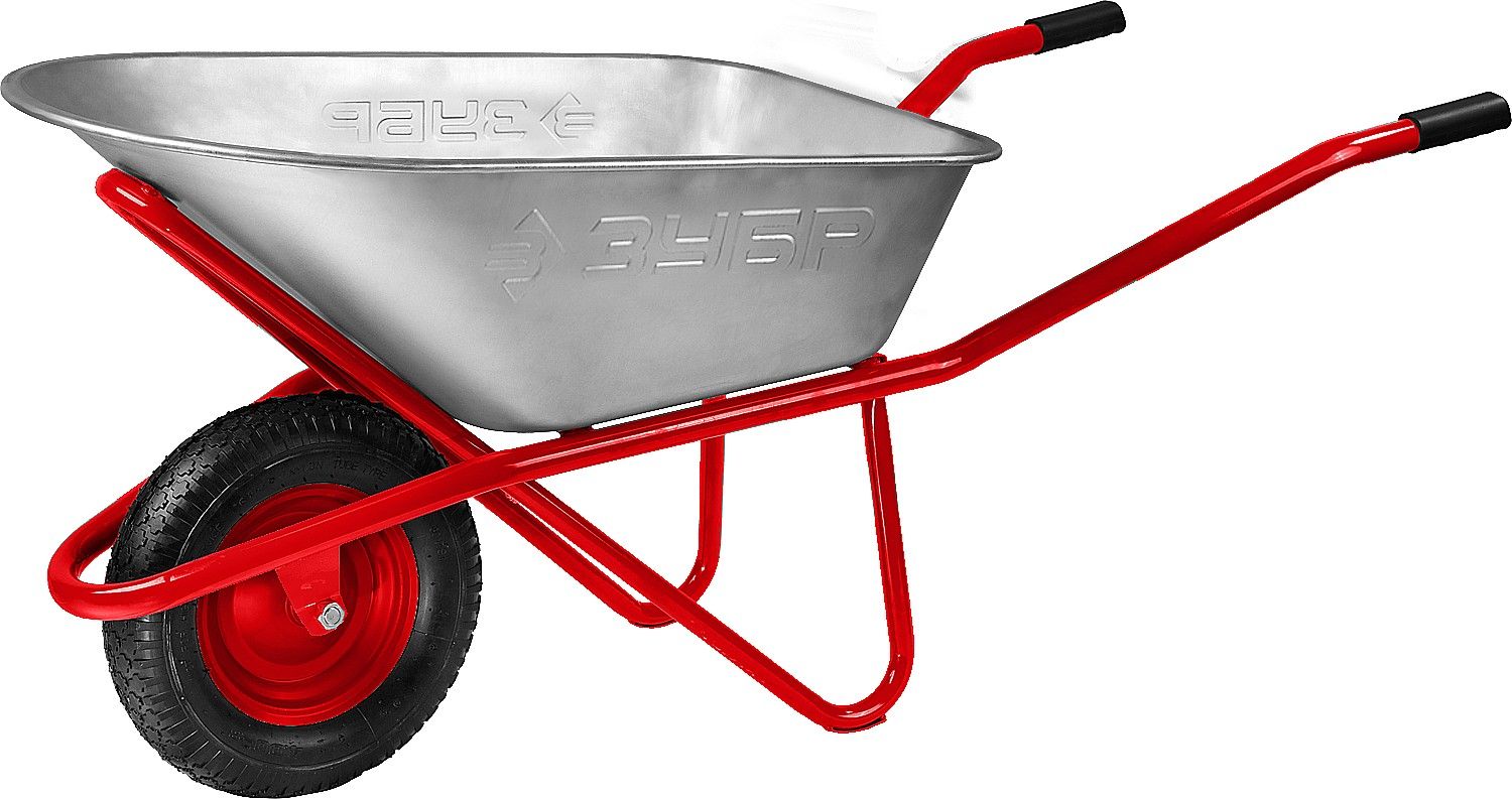 Тачка строительная одноколесная ЗУБР Т-12 , 180 кг.