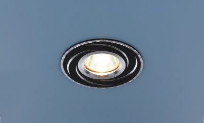 Точечный светильник Elektrostandard 2002 MR16 черный/серебро (BK/SL) a031341