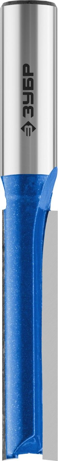 Фреза пазовая прямая, удлиненная, D= 12мм, рабочая длина-51мм, хв.-12 мм, ЗУБР Профессионал