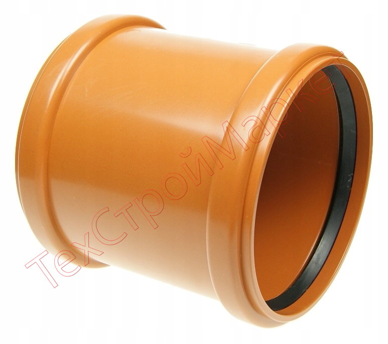Муфта двухраструбная  110 Наружная канализация 
