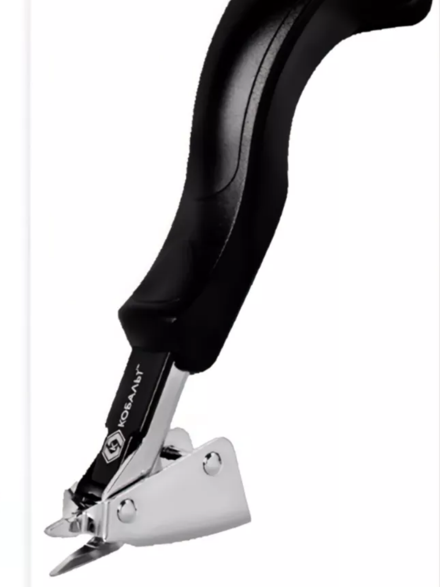 Скобоудалитель КОБАЛЬТ для всех типов и размеров скоб, метал. корп., пласт. рук-ка, фиксатор скобы (919-012)