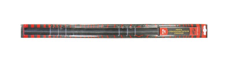Резинки в блистере (2шт) 24"/60cm для каркасной щетки с пластм.вставкой (графит) "AUTOVIRAZH" AV-002