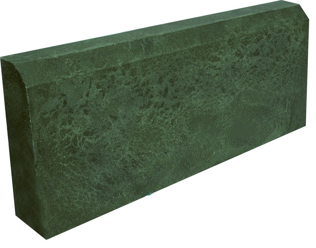 Бордюр тротуарный 50*250*500мм Зеленый