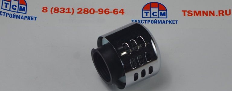 Фильтр возд. нулевик (d=38mm) металл с крышкой