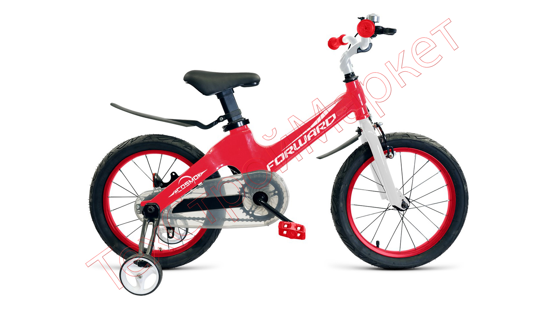 Велосипед FORWARD NITRO 16 (16" 1 ск.) 2019-2020, красный
