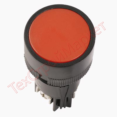 Кнопка неон красная SB-71NC d=22mm TDM SQ0704-0025