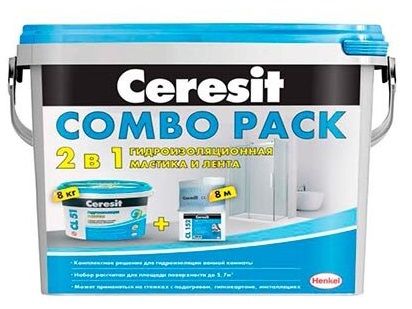 Гидроизоляция  Ceresit Combo CL 51/8 + CL 152 /8