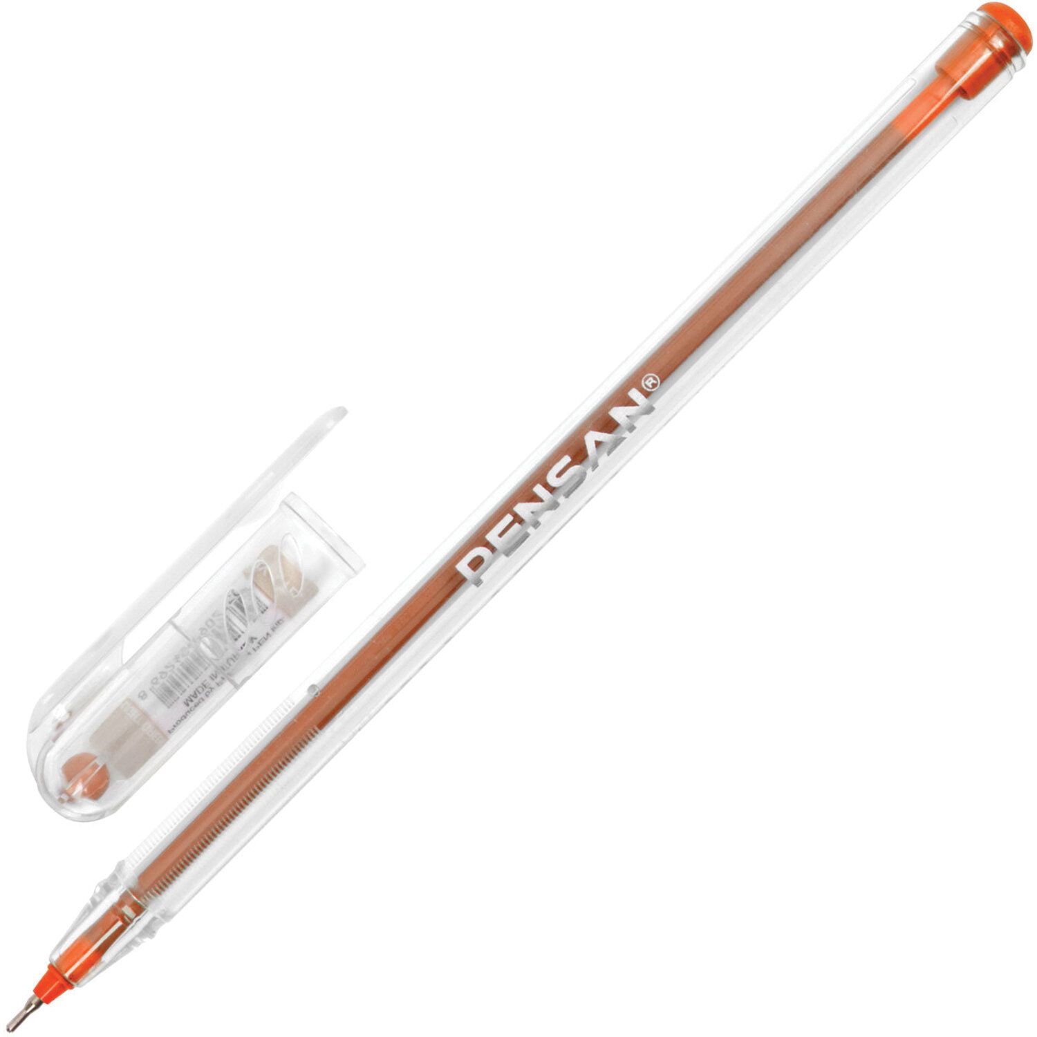 Ручки шариковые масляные PENSAN "My-Tech Colored", НАБОР 8 шт., яркие цвета АССОРТИ, линия письма 0,35 мм, 2240/B8