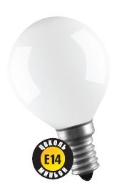 Лампа накаливания стандартная Navigator 94 315 NI-C-40-230-E14-FR шарик мат. 17651