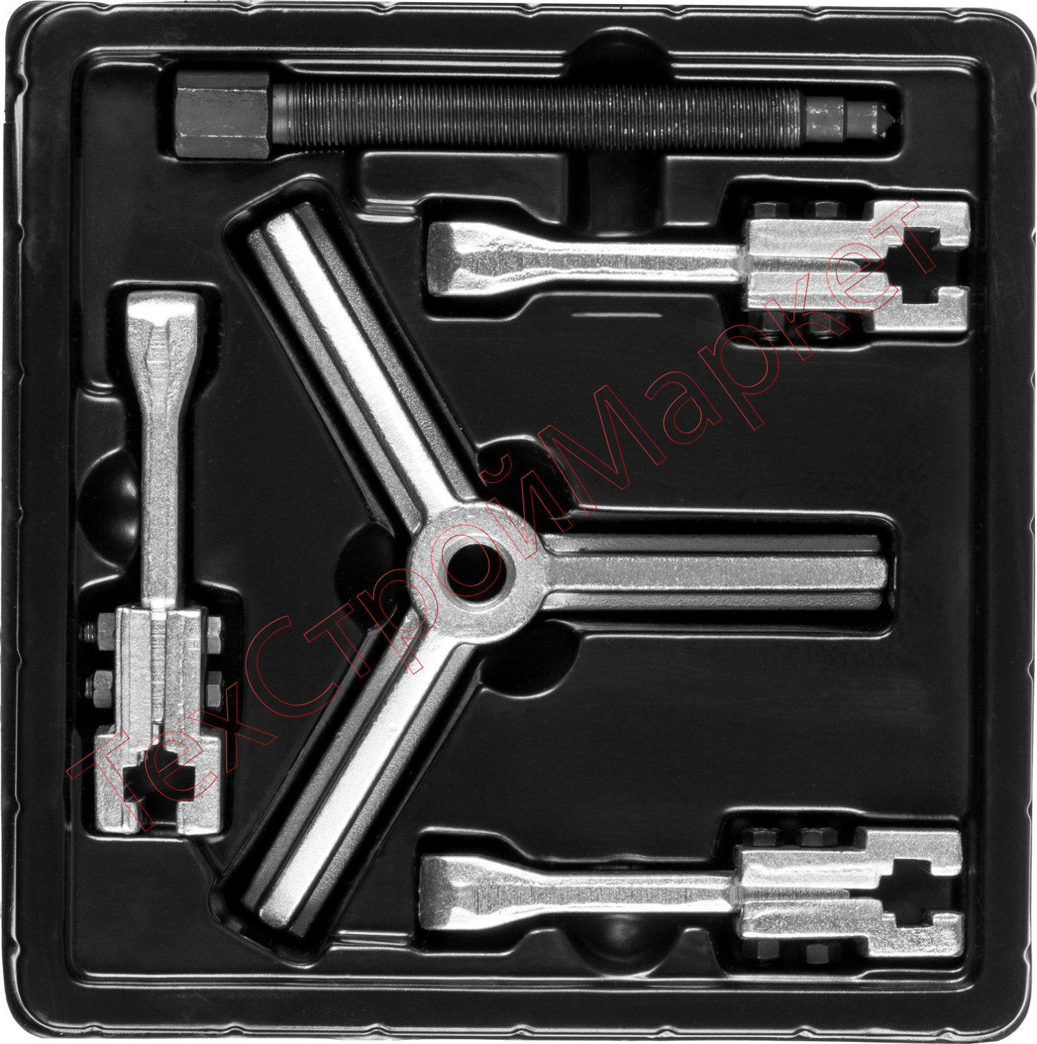 Съемник раздвижной 3-захватный, 90 мм, ЗУБР Профессионал 43312-180-090