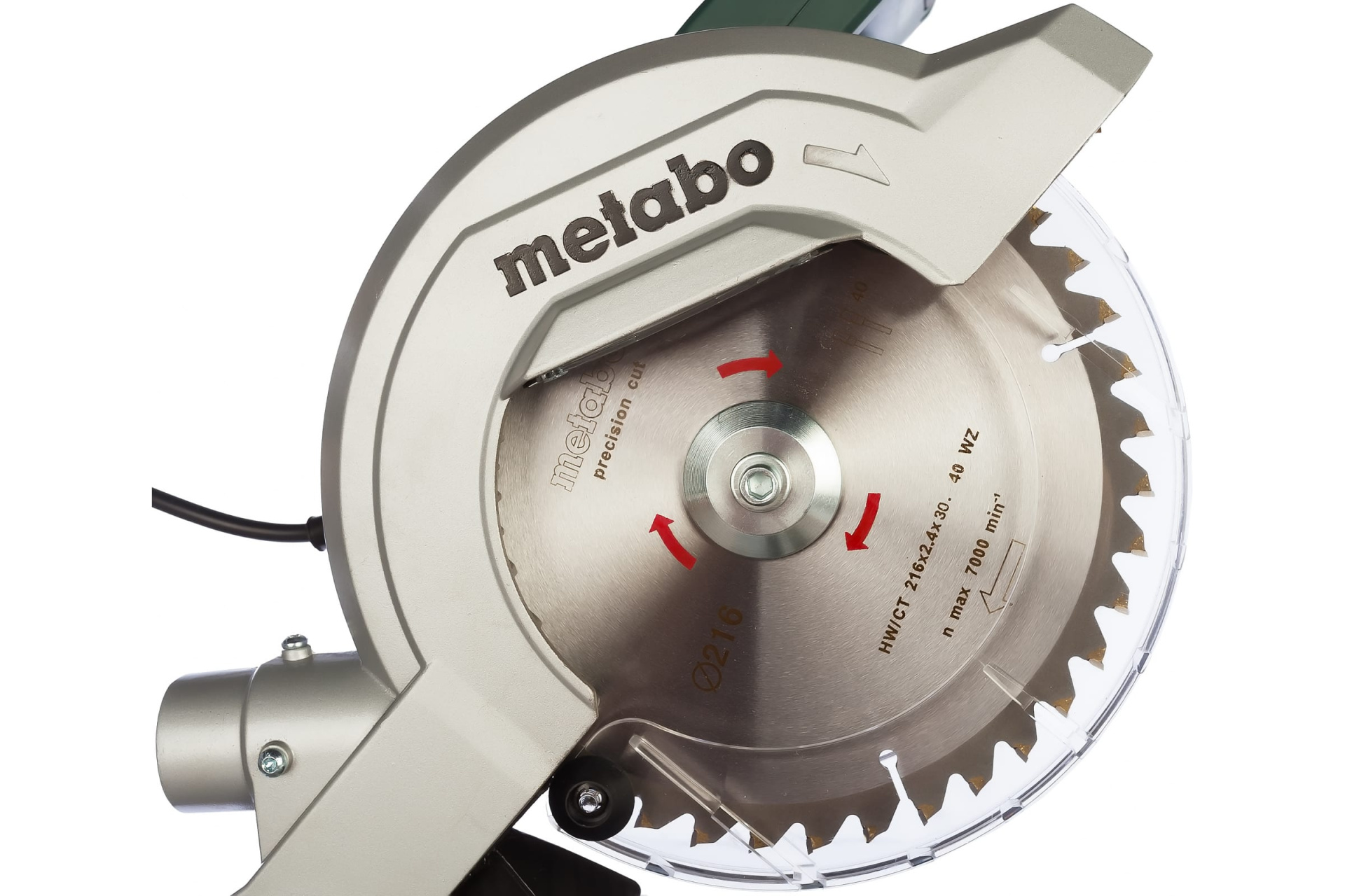Пила торцевая KS 216 M Lasercut Metabo