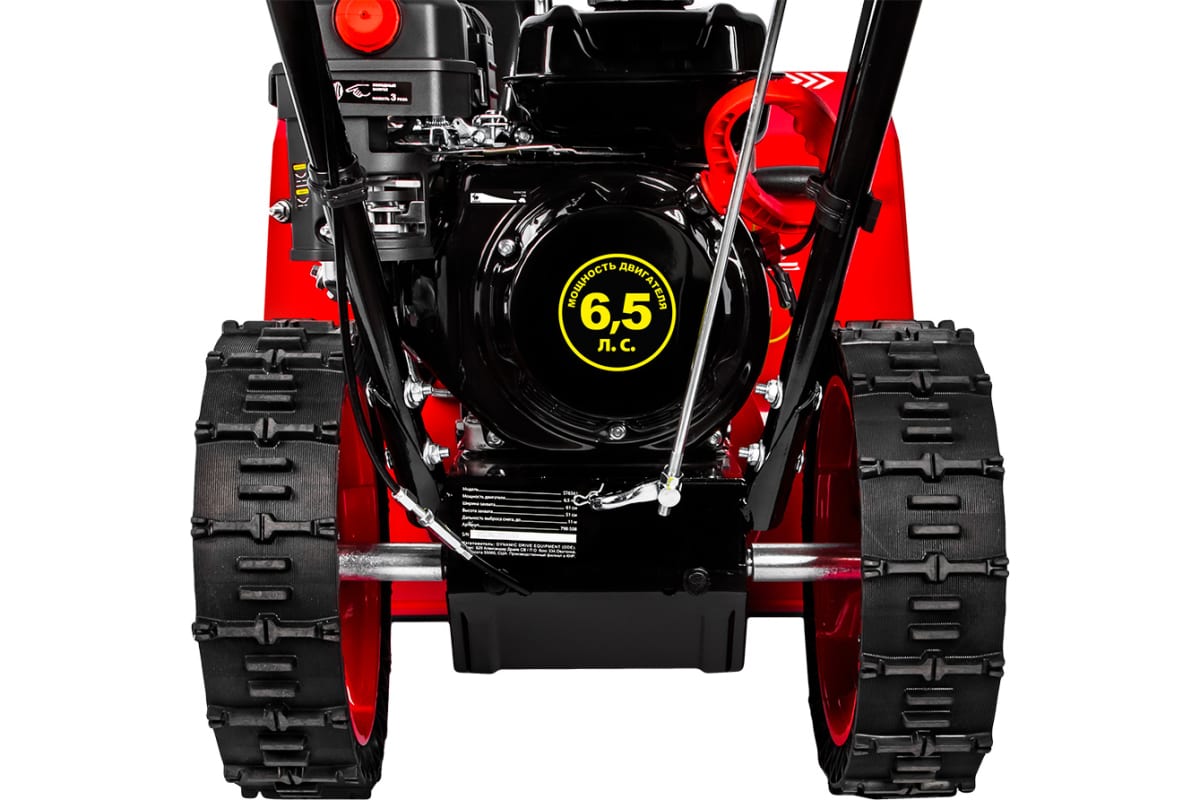 Снегоуборщик бензиновый ST6561 (6,5 л.с., ширина 61 см, скор. +4/-1, колеса 14") DDE