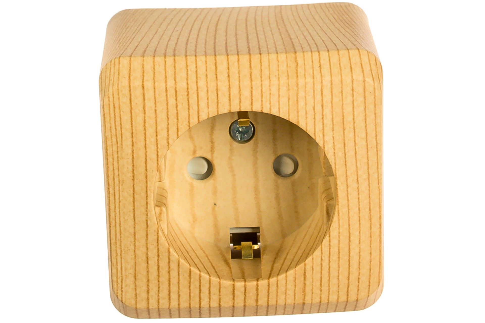 Розетка 1-местная открытая установка с заземляющими контактами со шторками PA16-004D Schneider Electric ЭТЮД