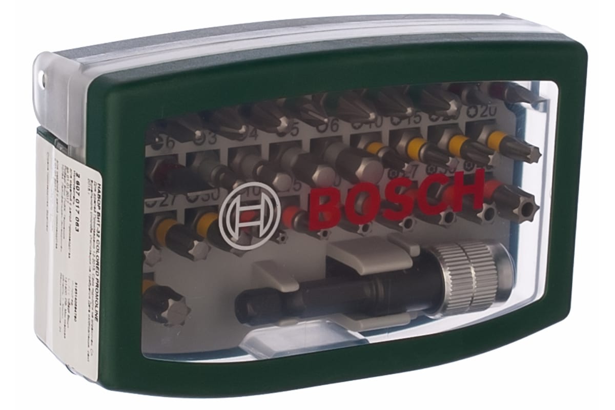 Набор бит COLORED 32 предмета Bosch
