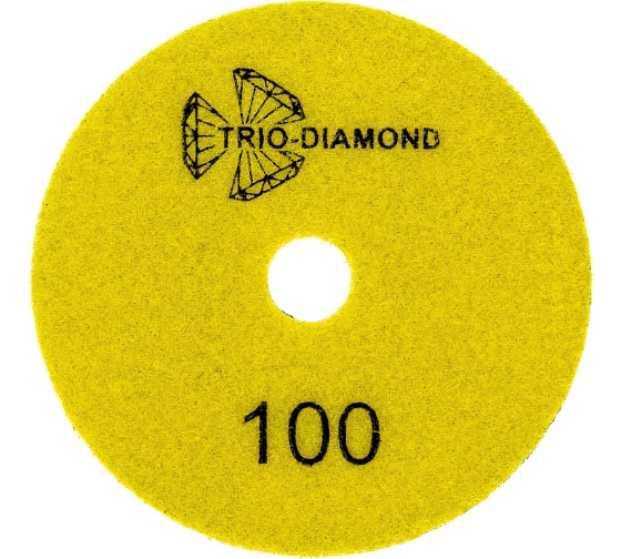 Круг шлифовальный  алмазный гибкий 100мм №100  (Черепашка) для сухого шлифования ЗУБР