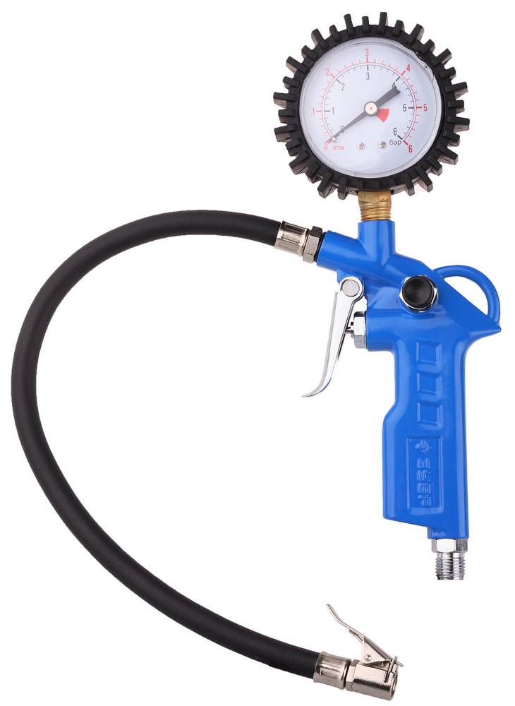 Пистолет для подкачки шин, максимальное давление 15 атмосфер, ЗУБР "ЭКСПЕРТ"