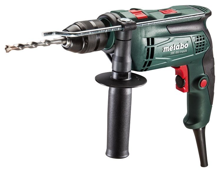 Дрель ударная Metabo SBE 650, 650вт,БЗП,картон