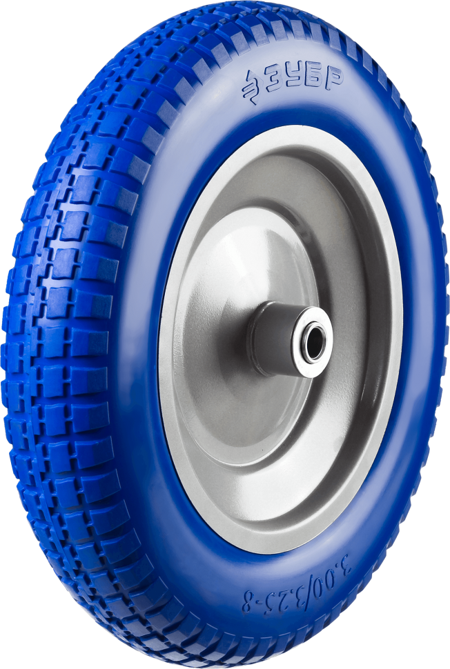 Колесо ЗУБР "ПРОФЕССИОНАЛ" полиуретановое, 350мм, посадочный размер 25,4мм