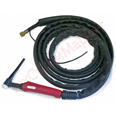 Горелка TIG 25 250A(100%) M12x1, 1/4G, 3/8G, 4m-вода (без управляющих разъемов)  Aurora