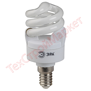 Лампа энергосберегающая ERA F-SP-7Вт-827-E14 C0030770