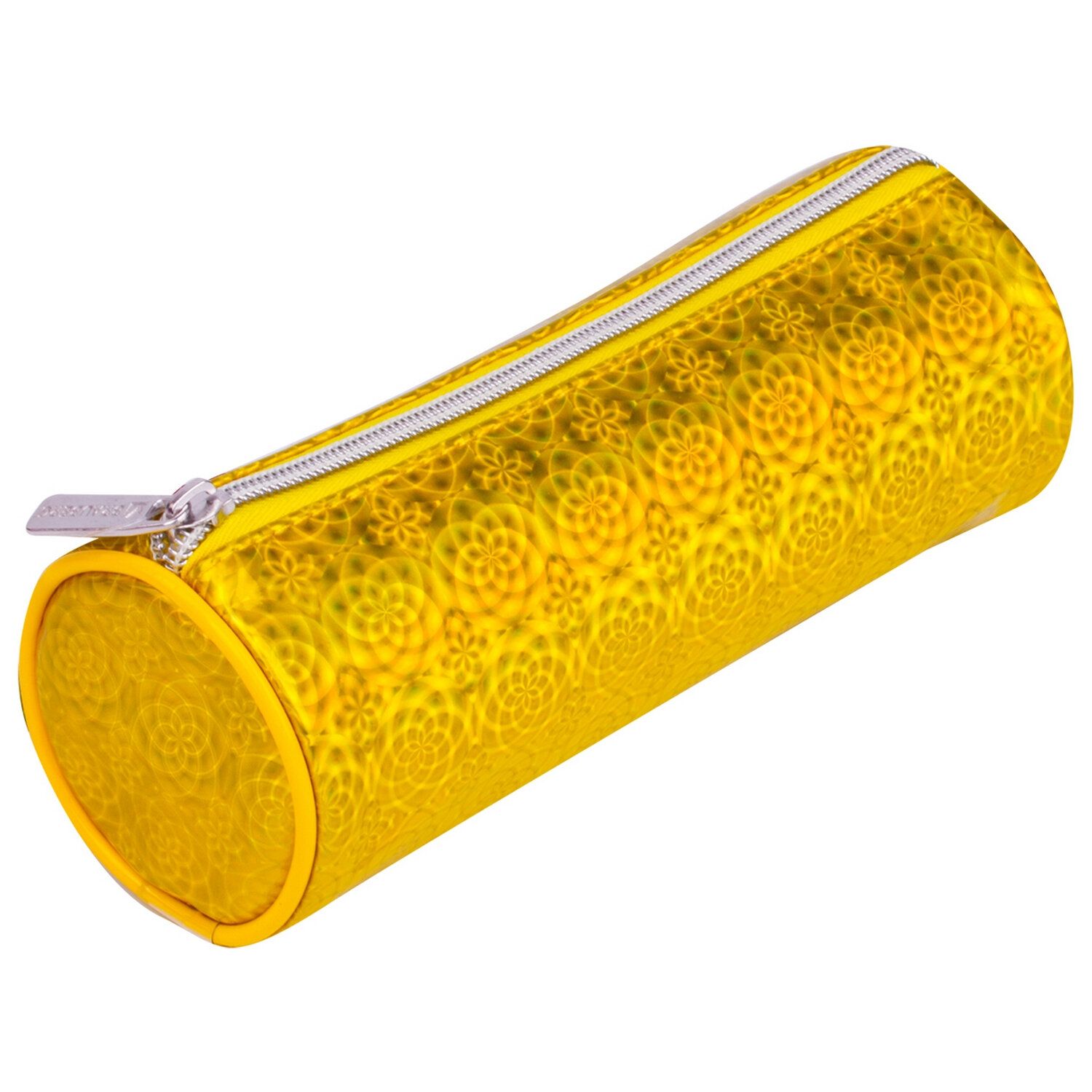 Пенал-тубус BRAUBERG, мягкий, "Glitter Gold", 20х7х7 см, 229016