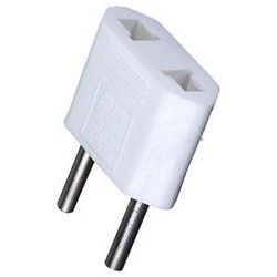 Переходник Адаптер/Элсэт бел/черн 10 A/16А 432004