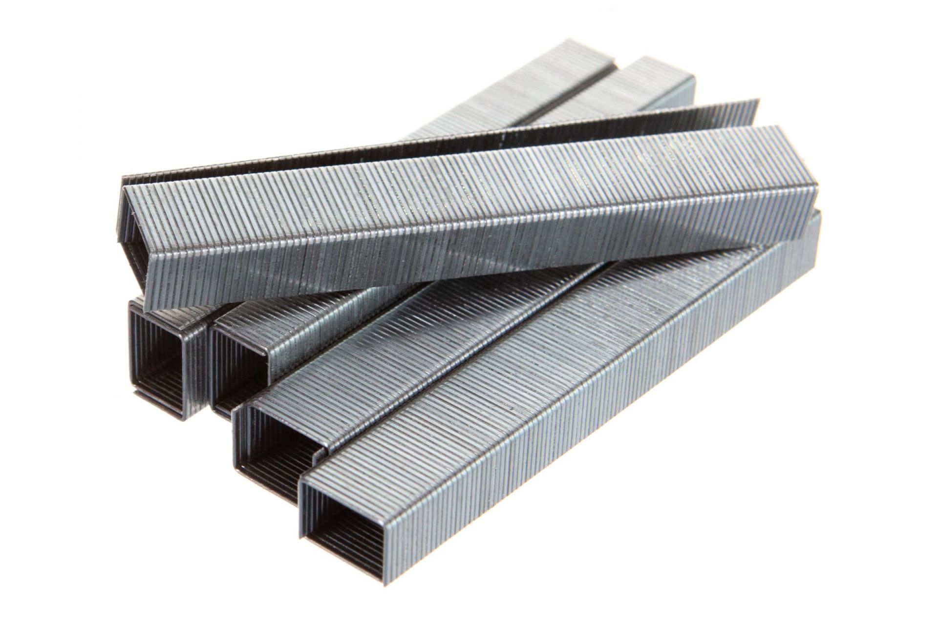 Скобы для степлера 8 мм, Тип 53, толщина 0,74 мм, ширина 11,4 мм, (1000 шт) коробка ПРАКТИКА серия Мастер