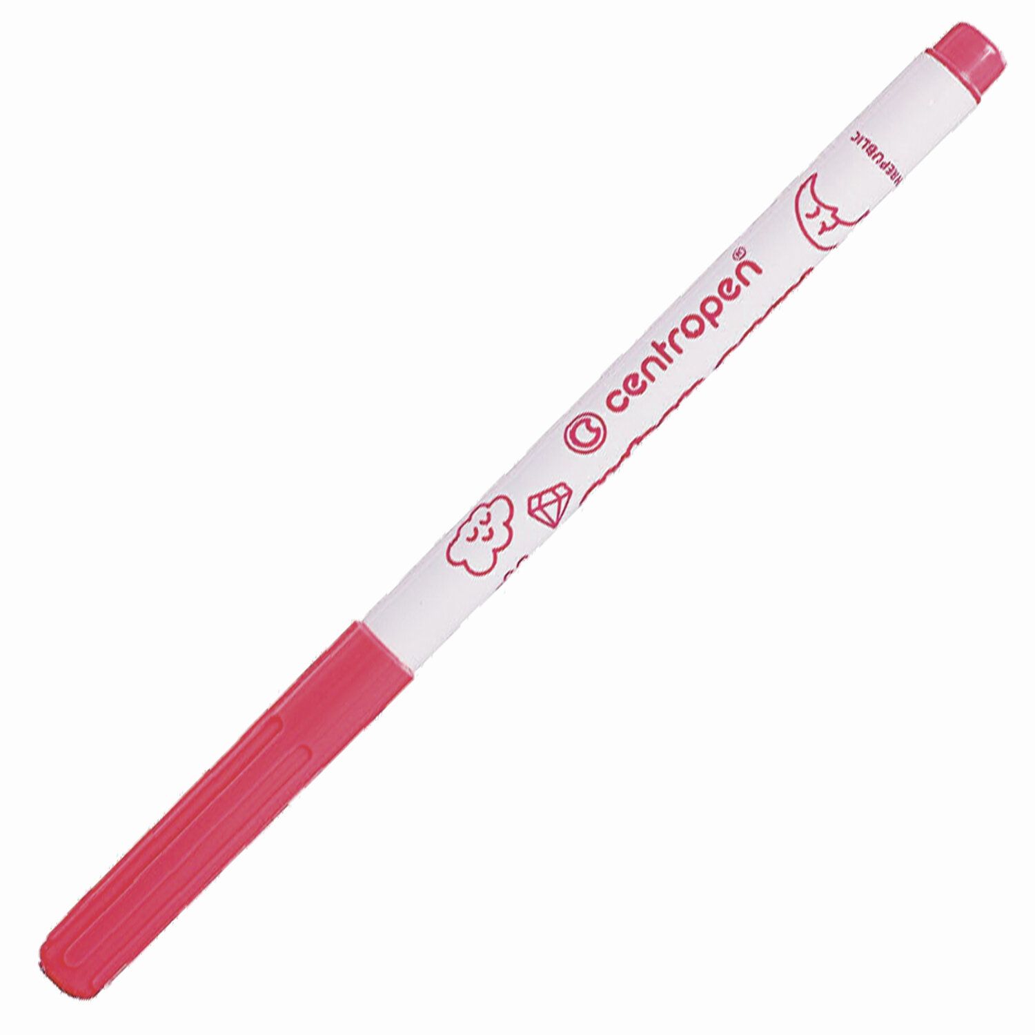 Фломастеры 12 ЦВЕТОВ CENTROPEN "Super Easy", смываемые, вентилируемый колпачок, 2580/12KK, 7 2580 1285