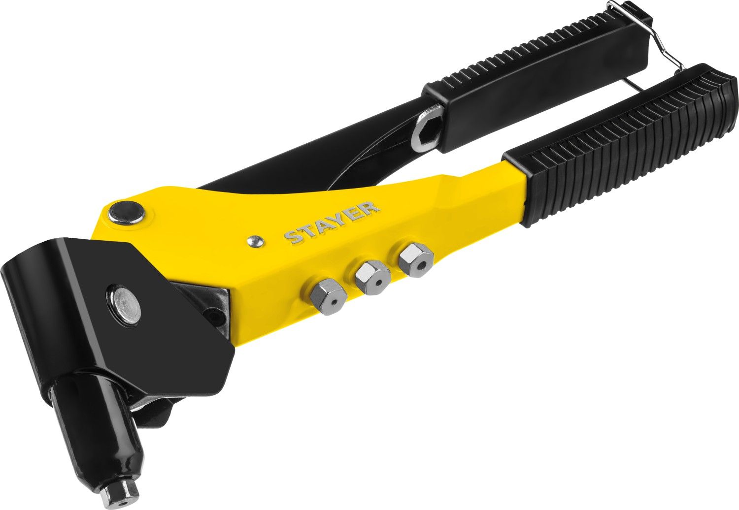 Заклепочник поворотный 0-360°, для заклёпок из алюминия d=2,4-4,8 мм, литой корпус STAYER MaxFix "MS 360" 