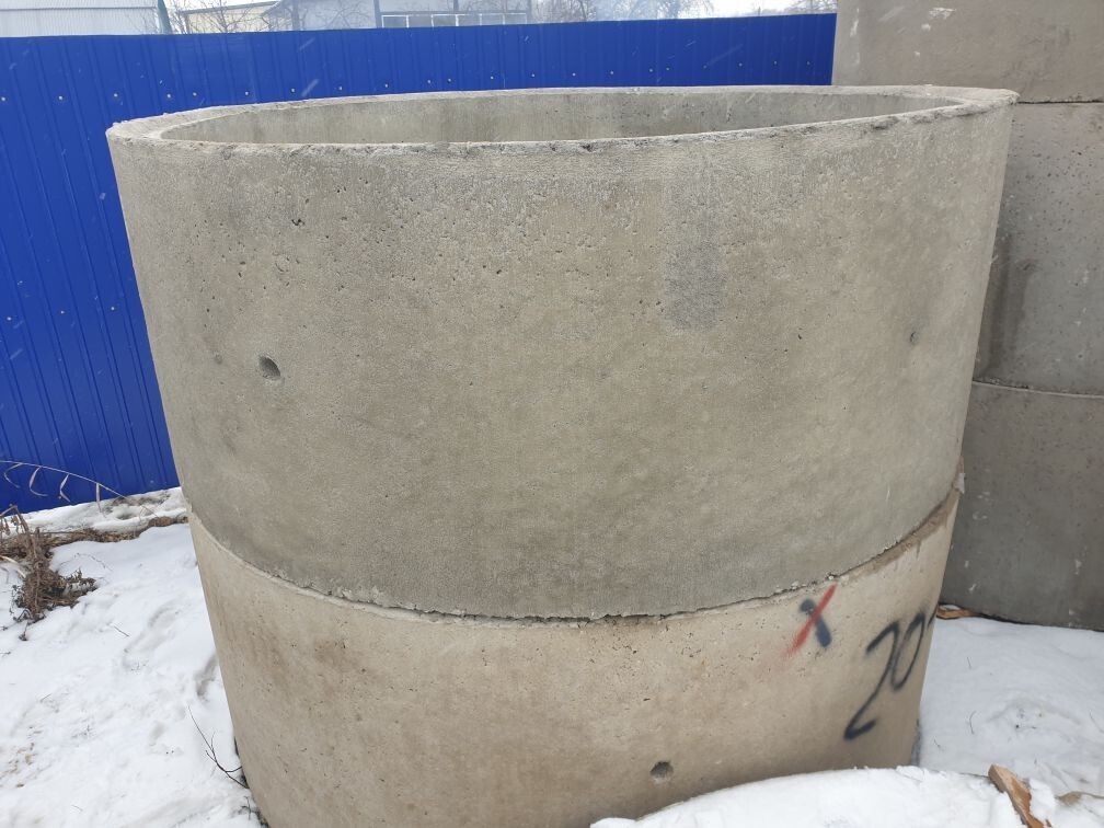 Кольцо колодезное стеновое КС 20-9 с четвертью (2000*2000*890 мм) Вес - 1400 кг