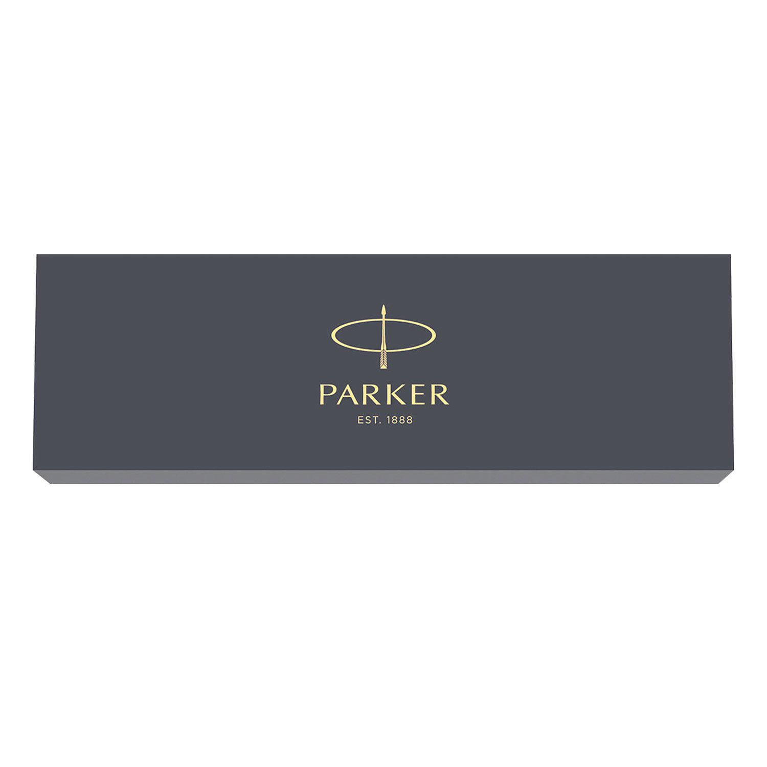 Ручка шариковая PARKER "Jotter Plastic CT", корпус красный, детали из нержавеющей стали, синяя, R0033330