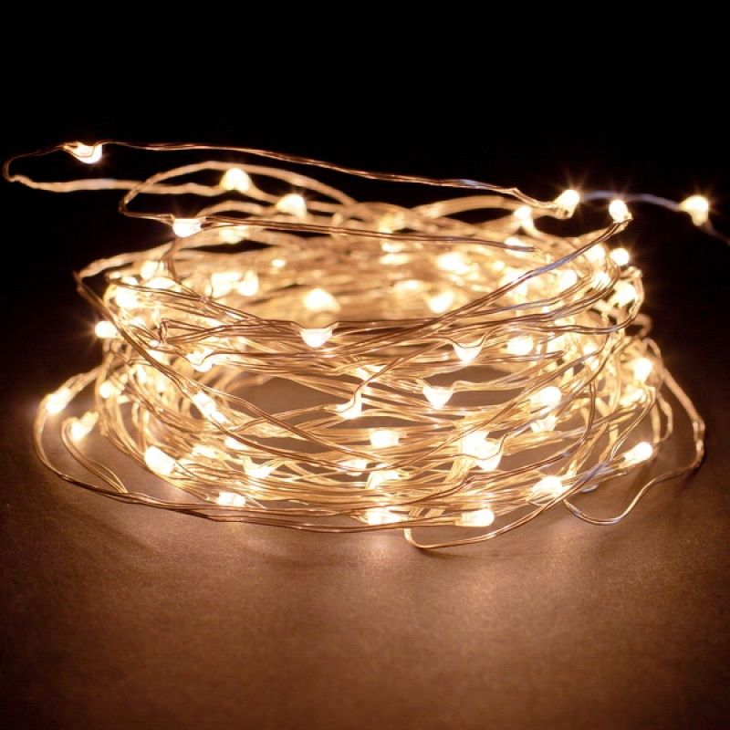 Гирлянда светодиодная "Роса100" 100LED, 10м, 3000К, 250 В, TDM