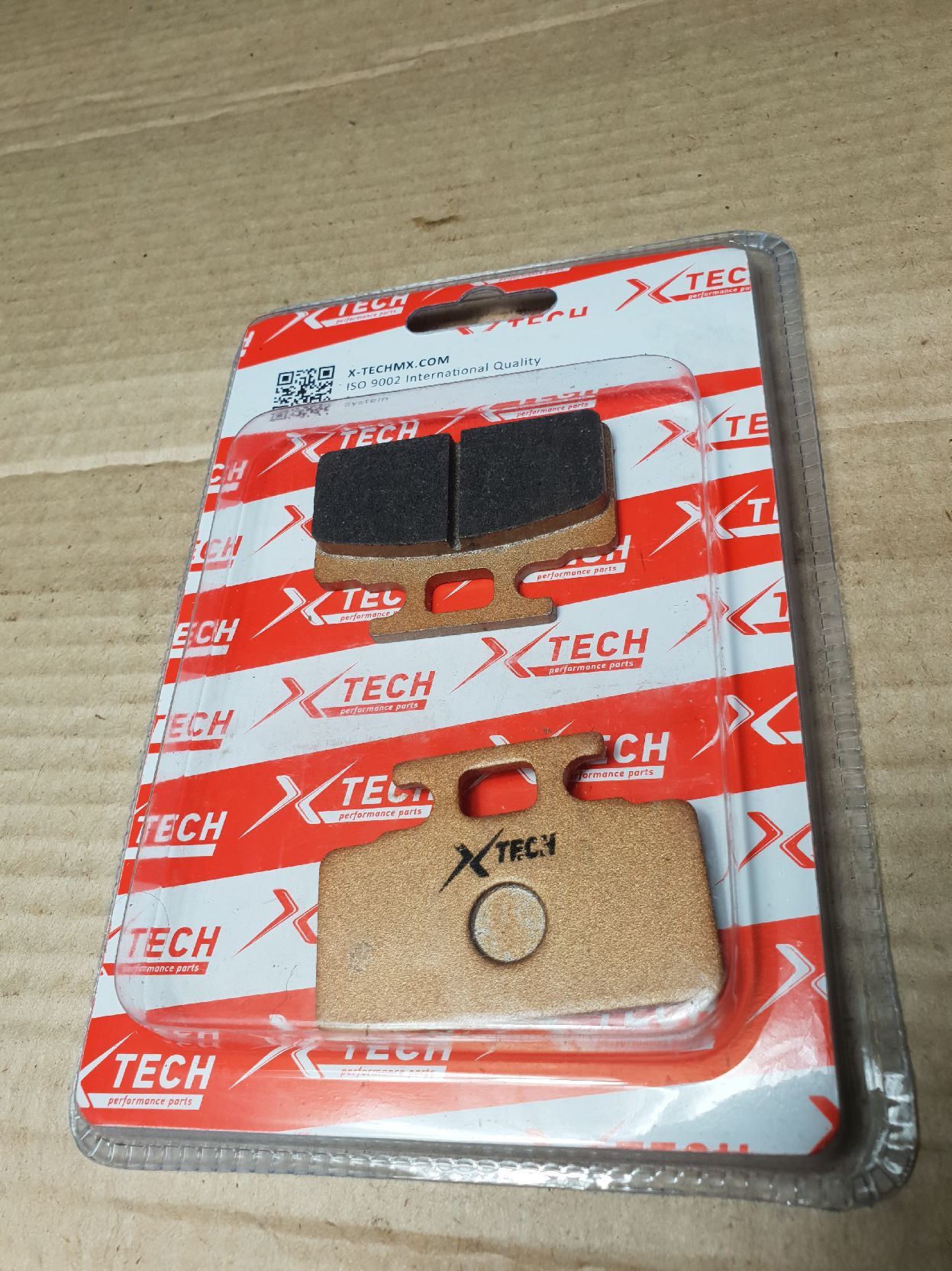 Колодки тормозные дисковые #4 X-TECH (semi-metallic) полуметаллические