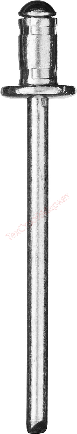 Заклепки многозажимные, алюминиевые, 3,2x6 мм, 1000 шт, ЗУБР Профессионал