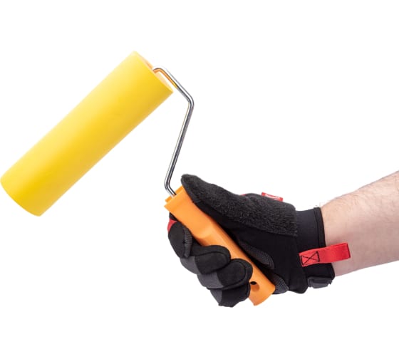 Валик STAYER прижимной резиновый, бюгель 8мм, 46x180мм