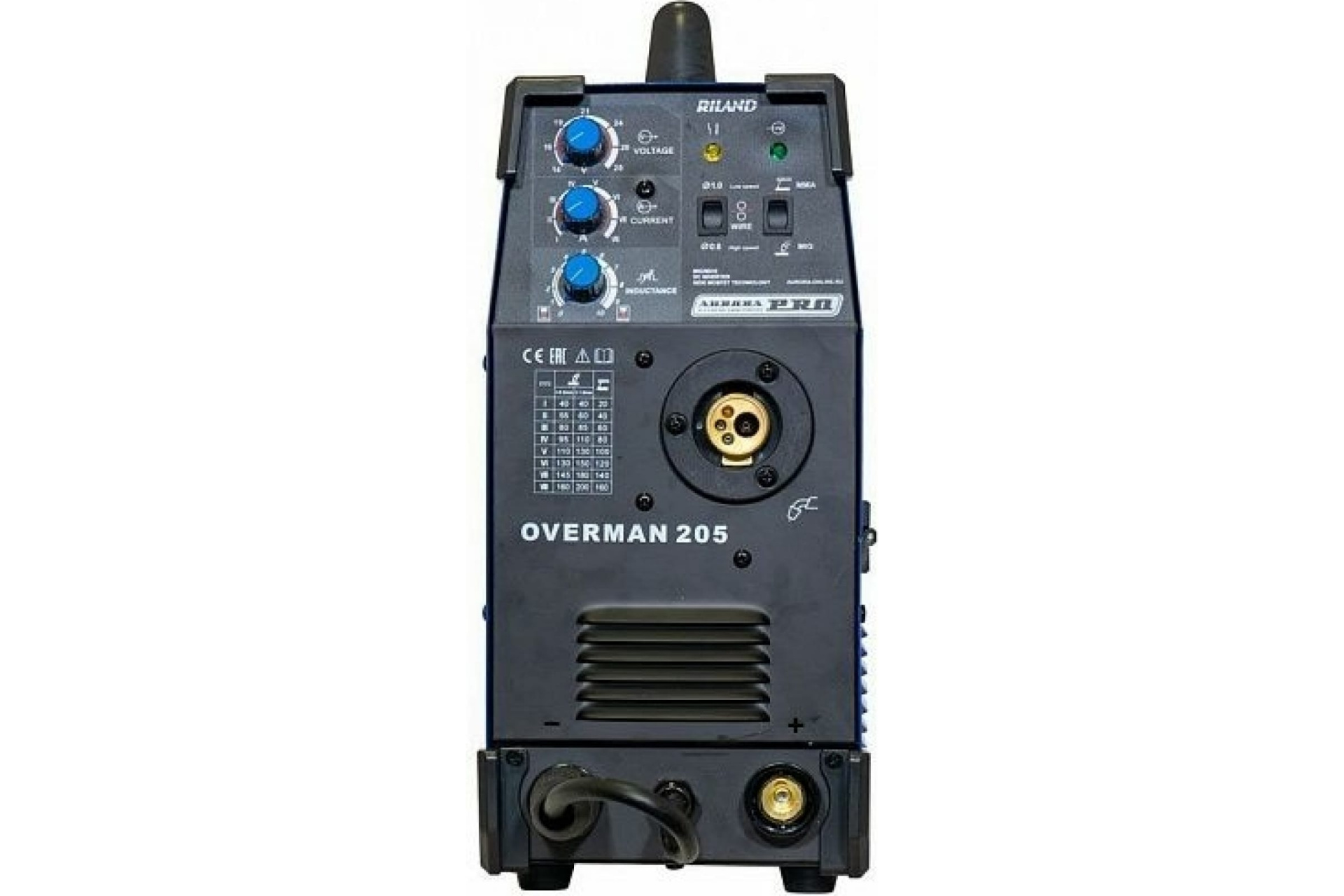 Аппарат сварочный  Pro OVERMAN 205 Mosfet  Aurora
