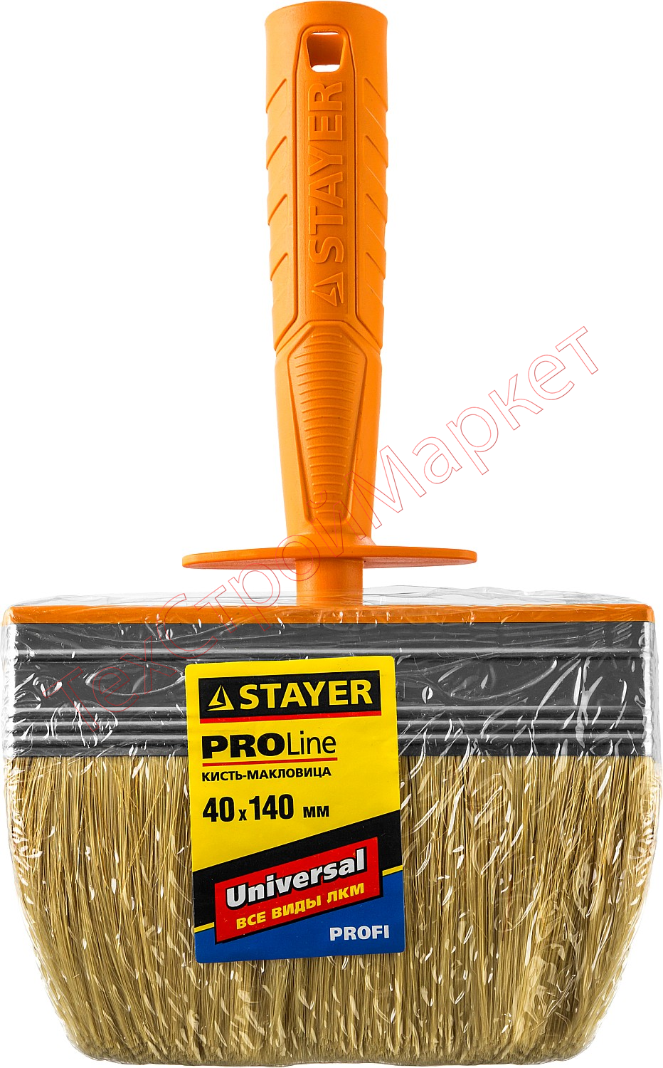 Макловица STAYER "PROFESSIONAL" UNIVERSAL, натуральная светлая щетина, пластмассовый корпус, 40х140мм