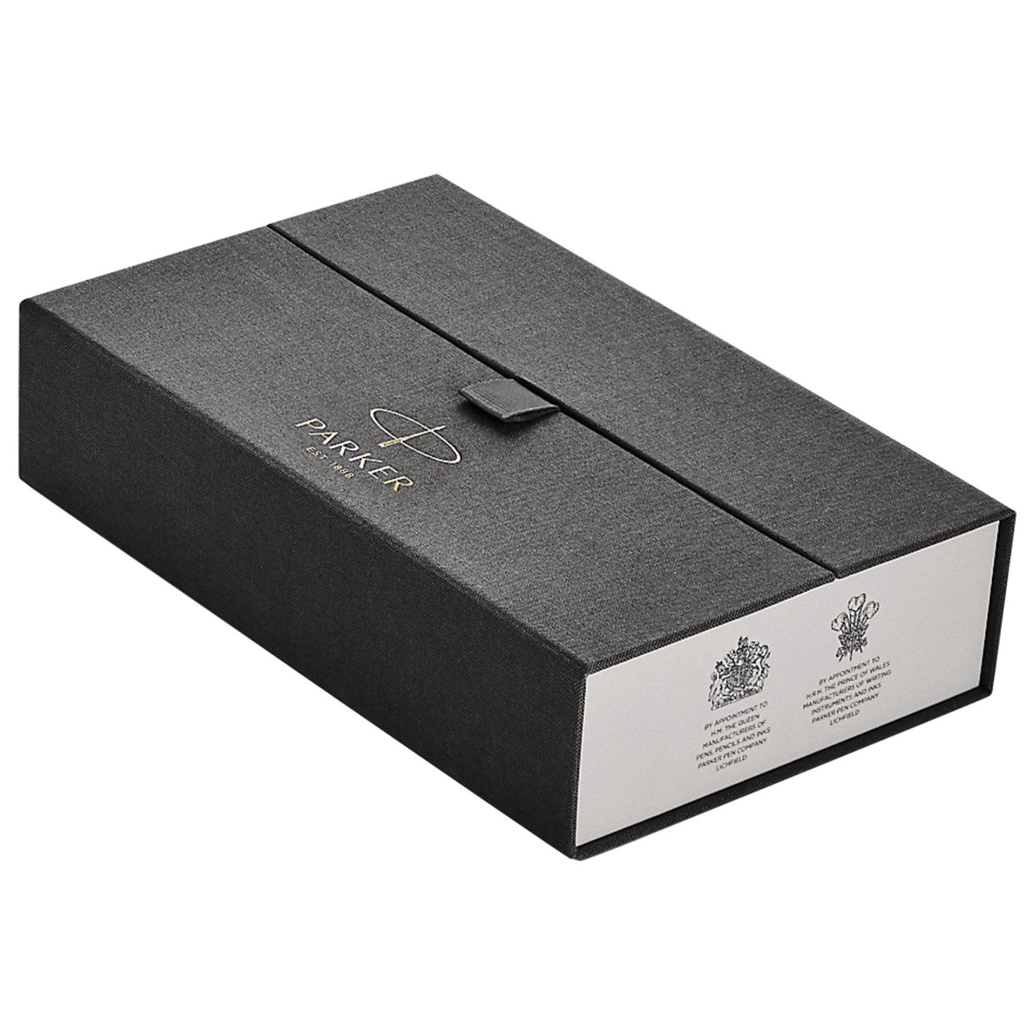 Ручка перьевая PARKER "Duofold Classic Centennial Black CT", корпус черный, палладиевые детали, черная, 1931365
