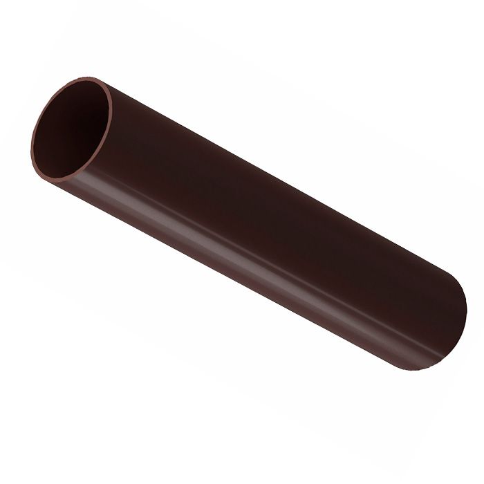 Труба водосточная DOCKE D=85 1000мм Шоколад 