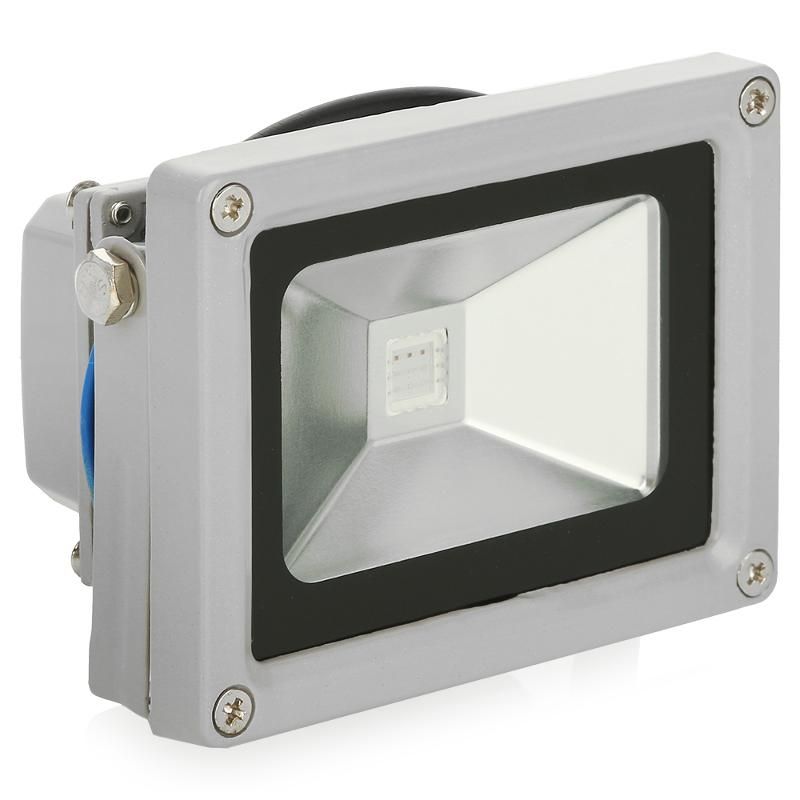 Прожектор светодиодный Jazzway PFL- 10W/ RGB-RC/GR