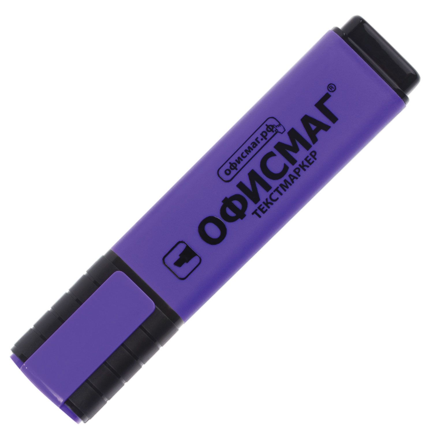 Текстовыделитель ОФИСМАГ, ФИОЛЕТОВЫЙ, линия 1-5 мм, 151207