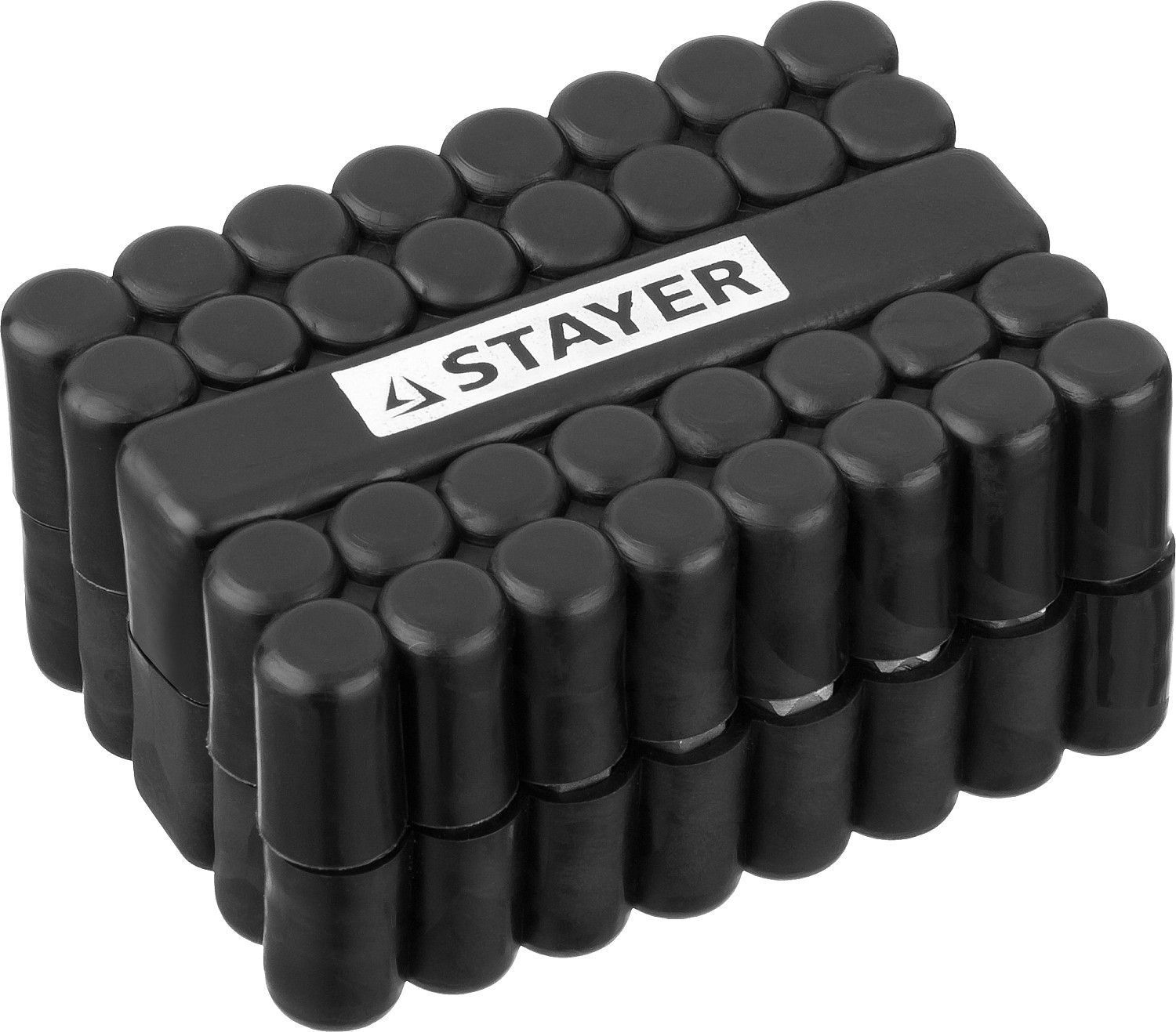 Набор бит Cr-V, с магнитным адаптером, в ударопрочном держателе, 33 предмета STAYER "MASTER"