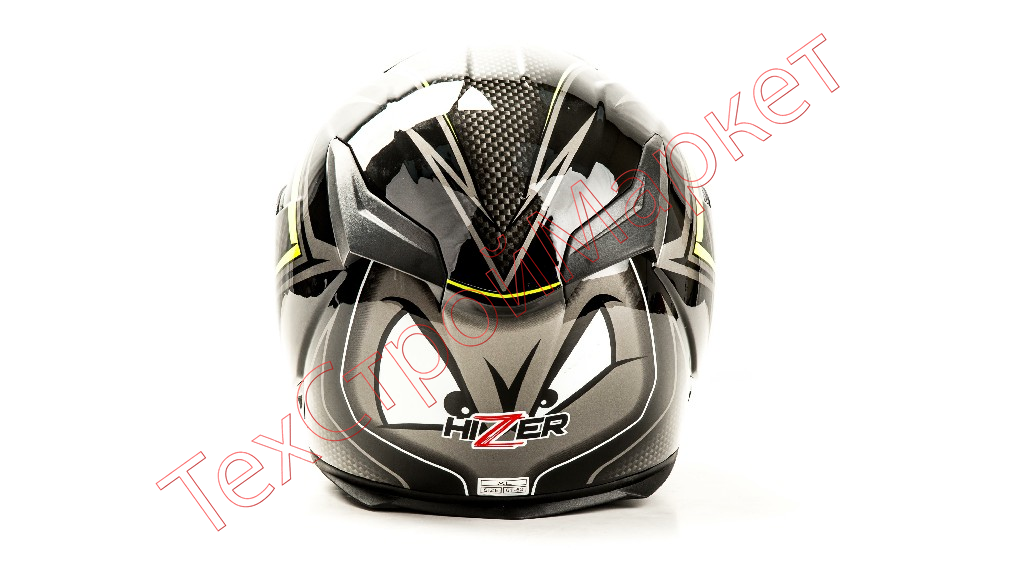 Шлем мото HIZER J5311 (XL) #2 white/lemon