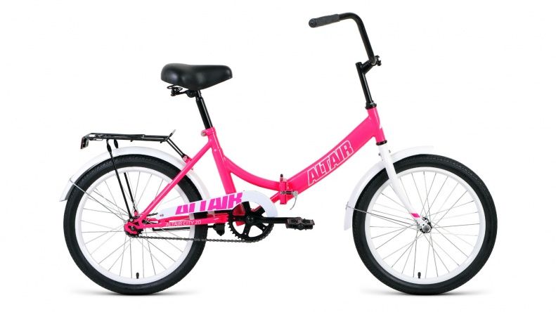 Велосипед ALTAIR CITY 20 (рост 14") 2020-2021, розовый/белый, RBKT1YF01005