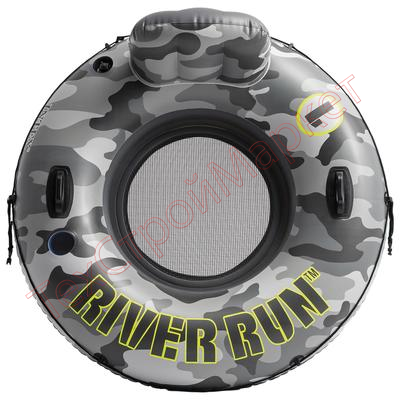 Круг для плавания INTEX "Camo River Run 1" 135 см с ручками, до 100 кг