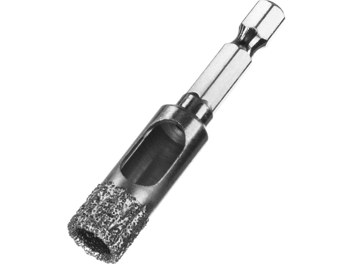 Cверло алмазное универсальное, технология ВВС, d=6 мм, хвостовик HEX 1/4", ЗУБР Профессионал 