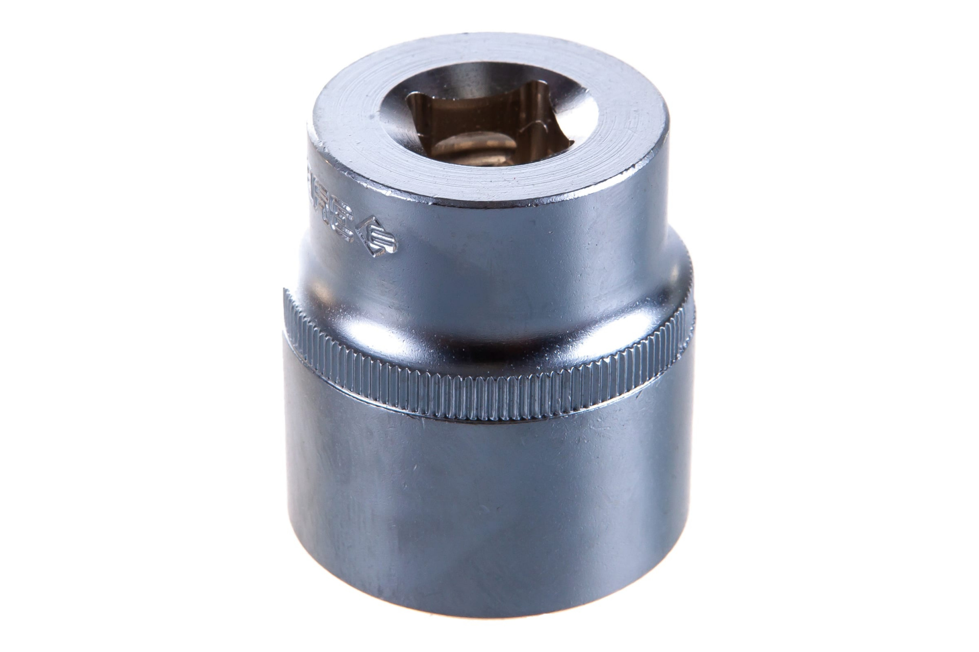 Торцовая головка (1/2"), Cr-V, SUPER LOCK, хроматированное покрытие, 30 мм ЗУБР "МАСТЕР"