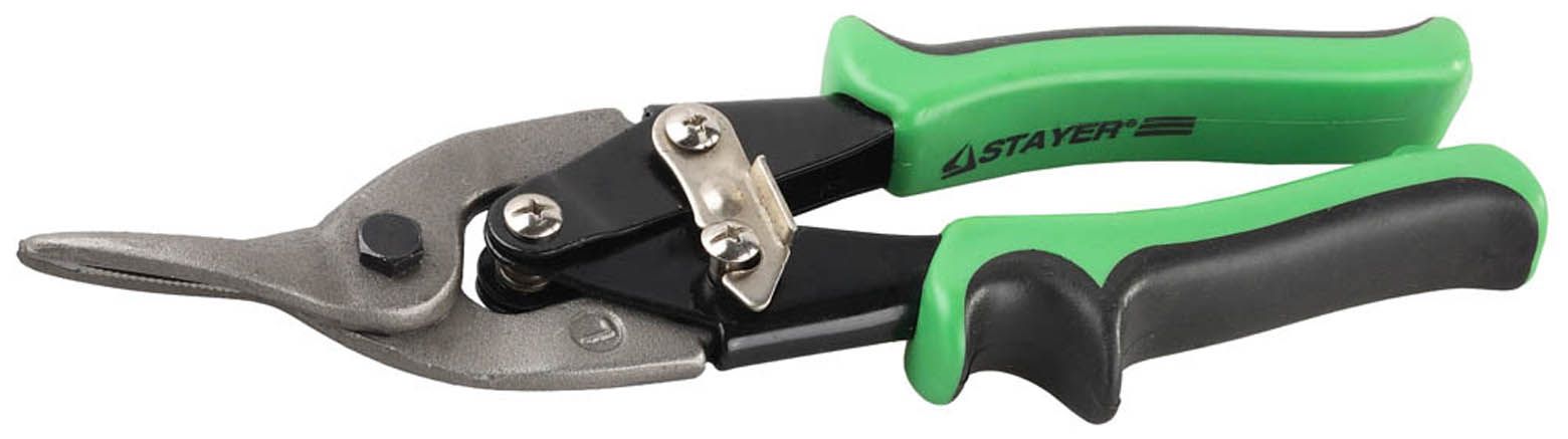 Ножницы по металлу рычажные STAYER "MAX-Cut" 250мм, левые, кованая Cr-V сталь, режущая способность: 